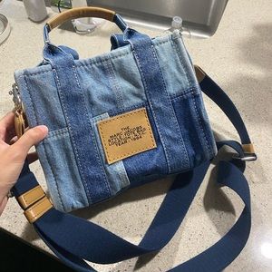 Denim Marc Jacobs mini tote bag